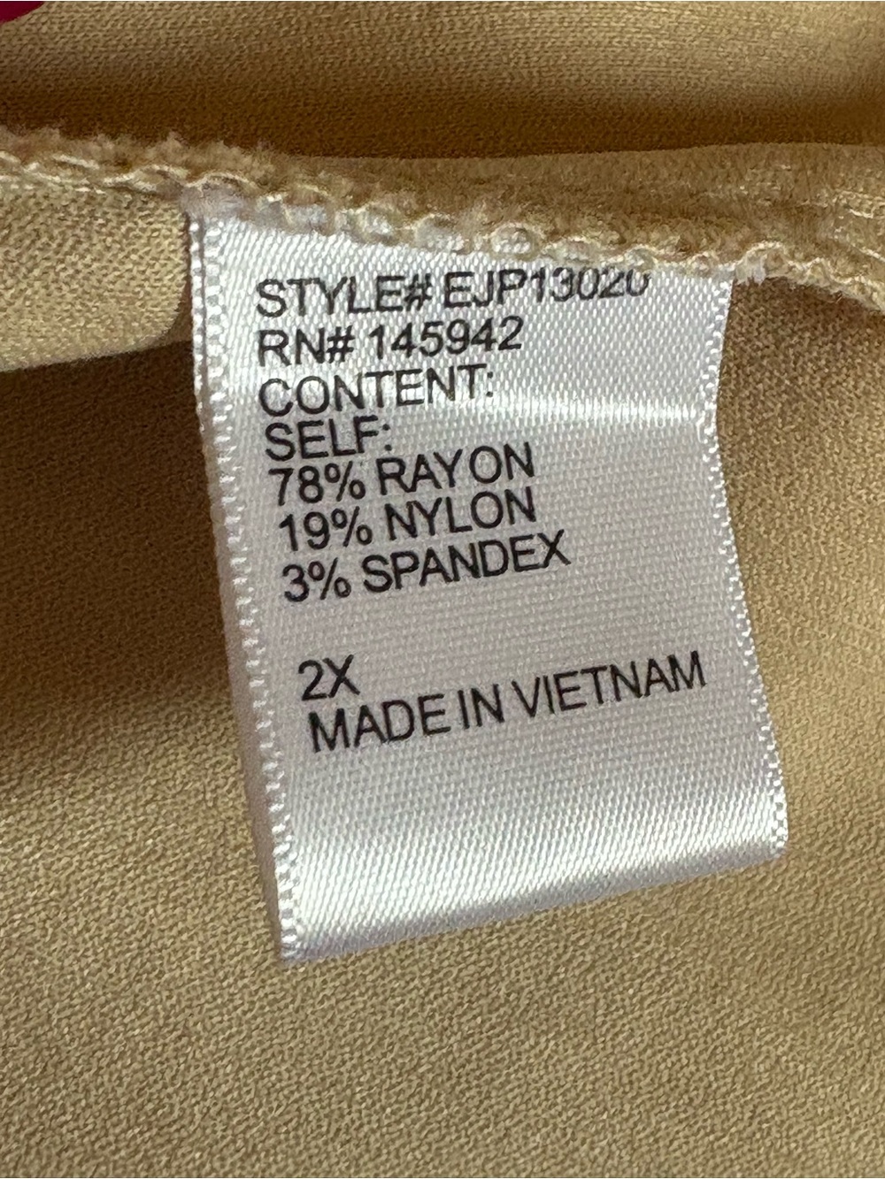 Beige Drawstring Utility Jacket with Zippered Pockets - Picture 6 of 6